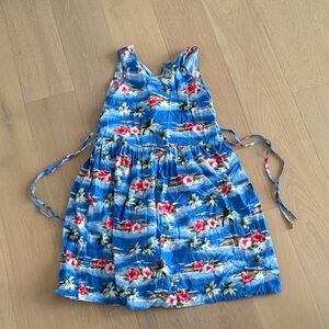 Hilo Hattie Blue Floral Kids Dress